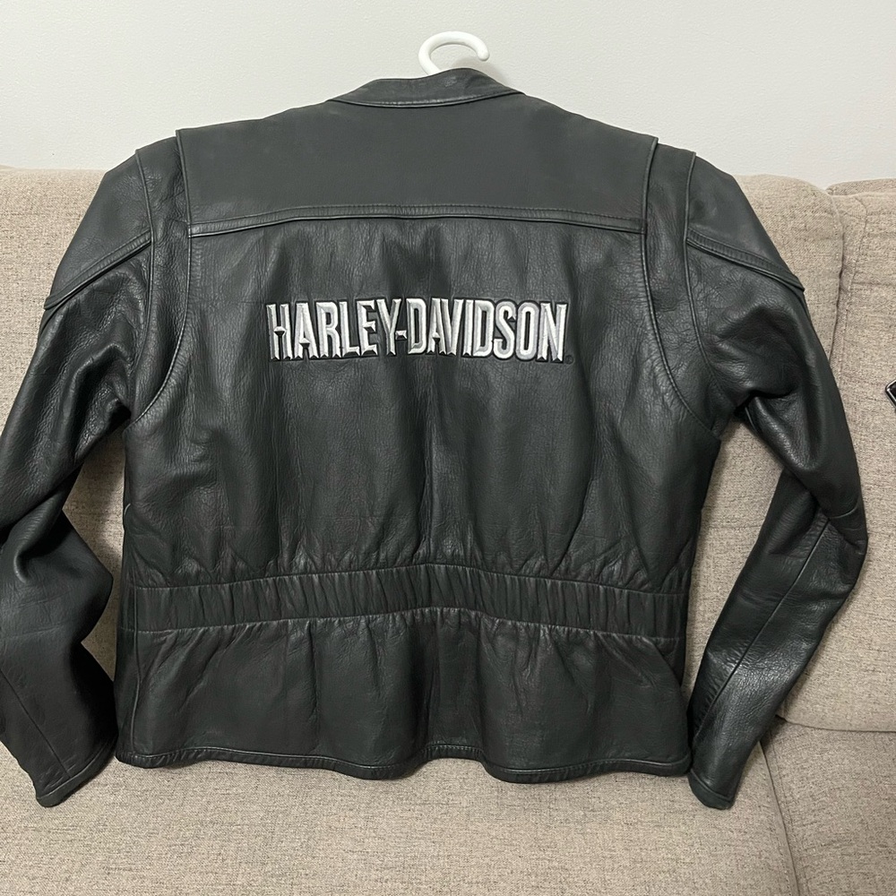 Harley-Davidson Black Leather Motorcycle Jacket